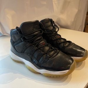 Black retro  jordan 11s